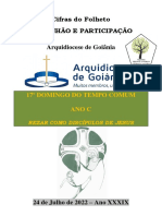 Cifras Do Folheto Comunhão E Participação Arquidiocese de Goiânia