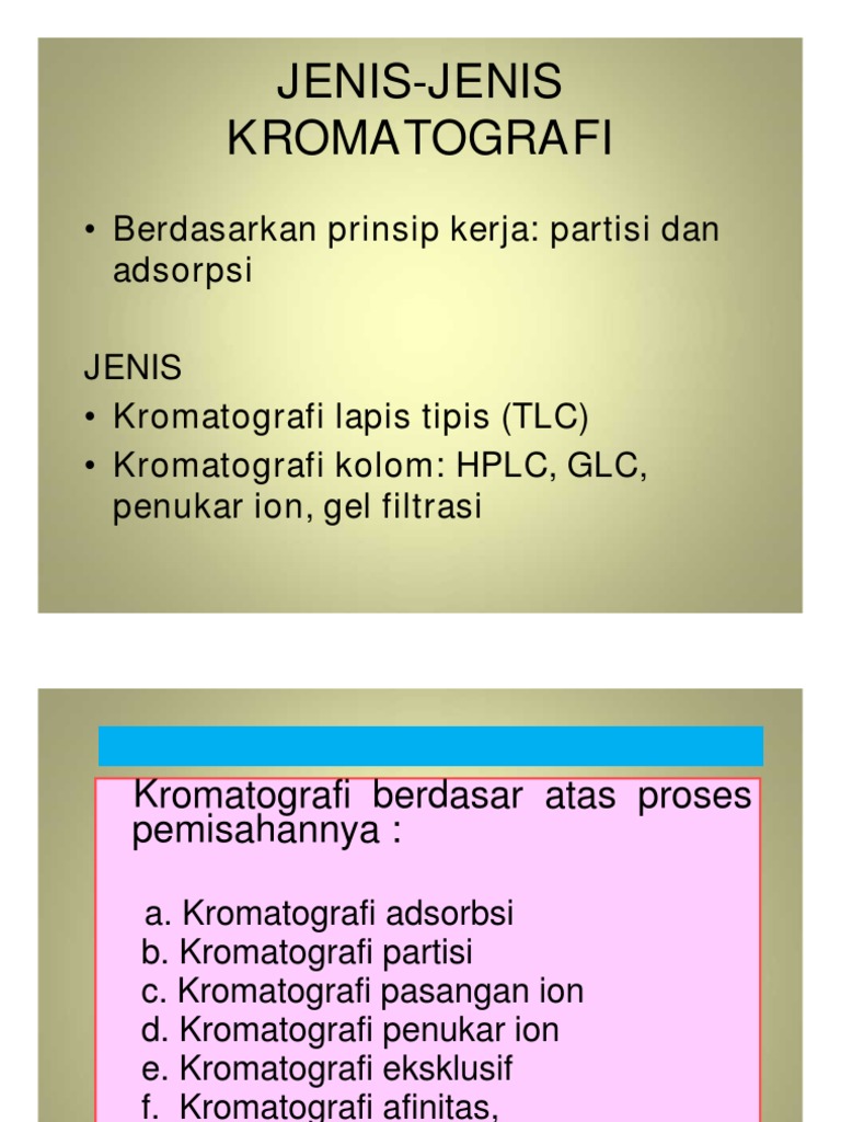 Jenis Jenis Kromatografi PDF