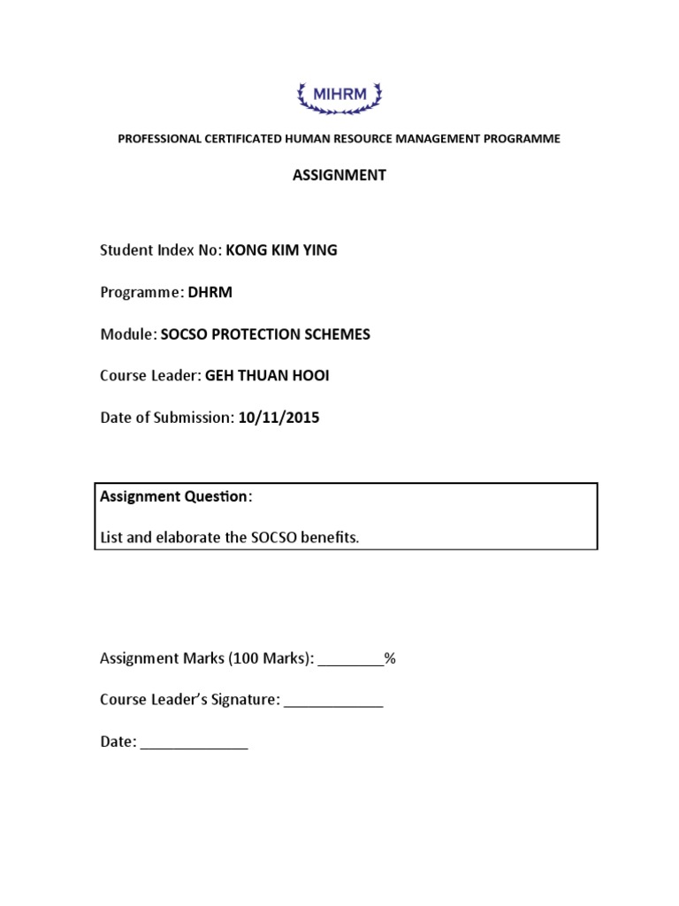 Comprehensive Analysis of SOCSO Protection Schemes Eligibility