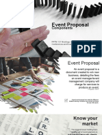 MICE Module 2 Lesson 1 Event Proposal Components