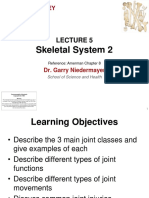 Skeletal System 2: Dr. Garry Niedermayer