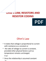 3.ohms Law and Resistor Coding