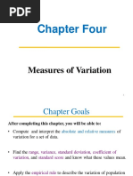 Chapter Four: Measures of Variation