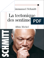 La Tectonique Des Sentiments (Schmitt, Eric-Emmanuel)
