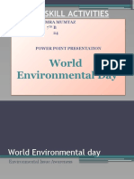 Life Skill Activities: World Environmental Day