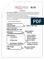 Informal Letter - Format - Sample and Task