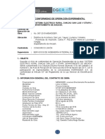 Acta de Conformidad de Operacion Experimental-Chsl V Etapa - Hidrandina