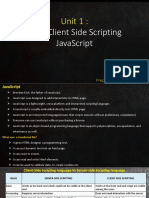Unit 1 Client Side Scripting Latest