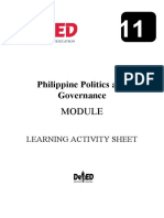 Philippine Politics and Governance