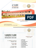 Quality Sustenance Training at Sarojini Naidu College