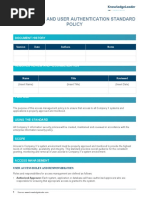 Data Access and User Authentication Policy