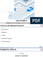LECTURE 09 on AR 210: Parking Standards & ECS Calculations