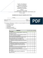 Philippines education department guidance observation tool