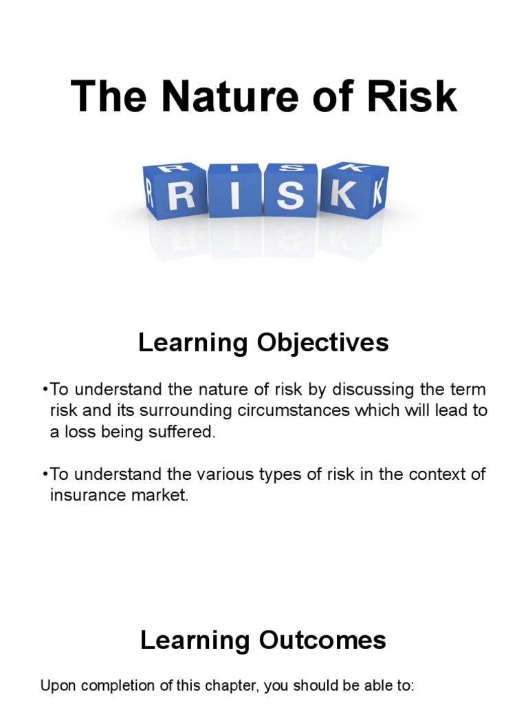 Understanding Risk in Insurance | PDF | Risk | Insurance