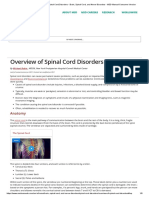 Overview of Spinal Cord Disorders - Brain, Spinal Cord, and Nerve Disorders - MSD Manual Consumer Version