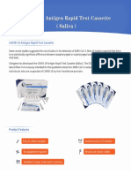 Clungene Speichel Saliva Test COVID 19 Antigen BFARM Gelistet Flyer