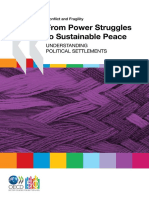 (Conflict and Fragility) OECD Organisation for Economic Co-operation and Development - From Power Struggles to Sustainable Peace_ Understanding Political Settlements (Conflict and Fragility) -OECD Pub