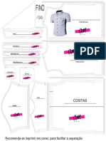 Grade Completa Modelagem Camisa Social Esporte Fino (PP-GG)