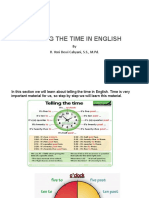 Telling The Time in English