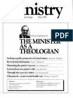 The Minister ASA Theologian: International Journal For Clergy May 1990