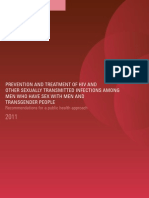 Report. Prevention and Treatment of HIV and Other STI Among MSM and Transgender People. 2011