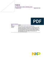 Using The TEA1703 To Reduce Standby Power: Rev. 1 - 30 March 2011 Application Note