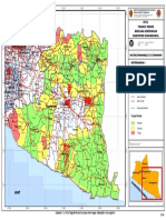 Peta Tingkat Risiko Bencana Kekeringan Kabupaten Gunungkidul