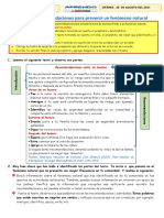 Recomendaciones ante lluvias