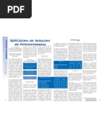 Aplicações de soluções de Poliisocianatos
