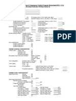 505CC-2 Steam Turbine & Compressor Control Program Worksheet (8701-1114)