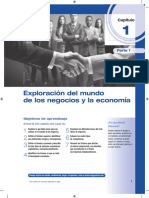 Capítulo 1 - Exploración Del Mundo de Los Negocios y La Economía