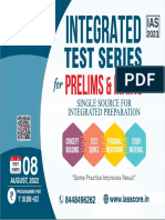 Integrated Test Series 2023: Course Delivery and Session Plan