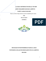 Pembelajaran Mufrodat Di Kelas Vii SMP Riyadhus Shalihin Bandar Lampung TAHUN AJARAN 2021/2022