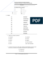 Numbers in English