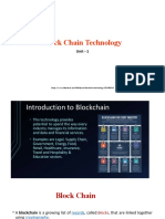 Block Chain Technology: Unit - 1