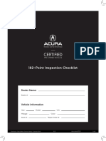 182-Point Inspection Checklist: Dealer Name