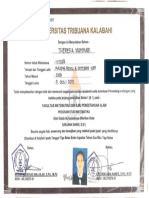 Ijazah S1 Theresia - Manikari