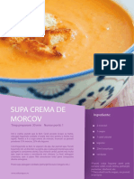 Supa crema de morcov