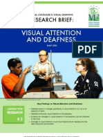 Visual Attention and Deafness