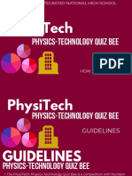 Physitech: Physics-Technology Quiz Bee