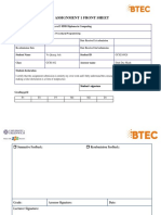 Prog102 - Assignment 1 Frontsheet