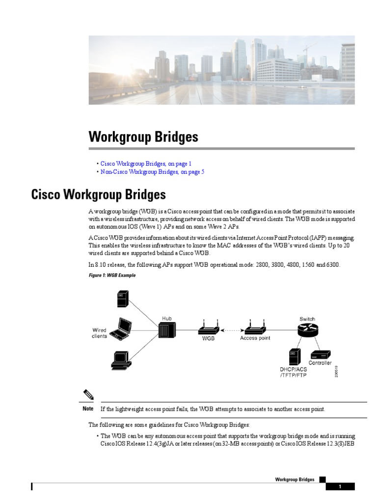 workgroup_bridges PDF Wireless Access Point Proxy Server