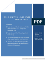 TOS 3 Unit 3b Limit State Design in R.C.C.