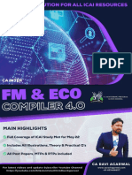 FM Eco Compiler 4.0 (NT) - CA Inter - by CA Ravi Agarwal