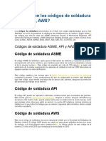 Cuáles Son Los Códigos de Soldadura ASME.2022