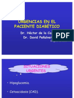 Urgencias en El Paciente Diabético