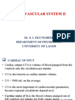 Cardiovascular System Ii: Dr. S. I. Ogungbemi Department of Physiology University of Lagos