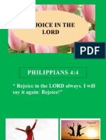 Rejoice in The Lord
