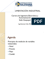 Transductores Nivel, Presion, Flujo y Caudal