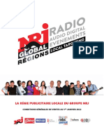 NRJ Global Regions CGV Radio Locale 2022